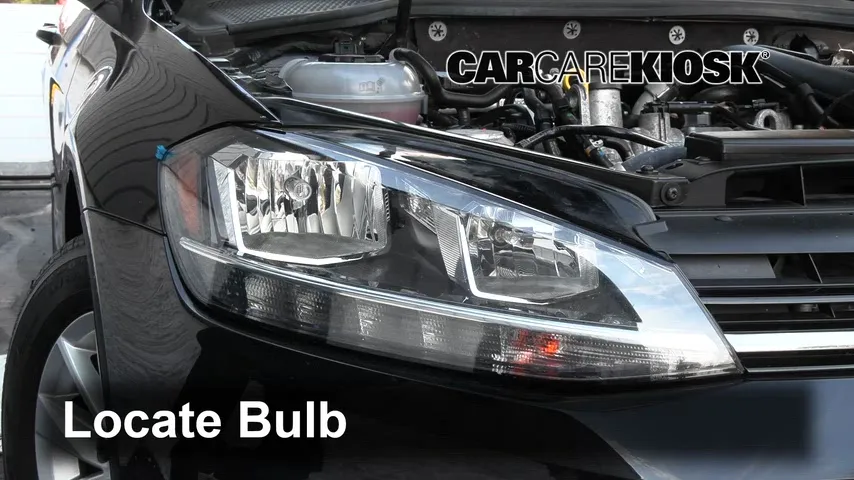 2019 Volkswagen Golf SportWagen S 1.4L 4 Cyl. Turbo Luces Luz de carretera (reemplazar foco) 